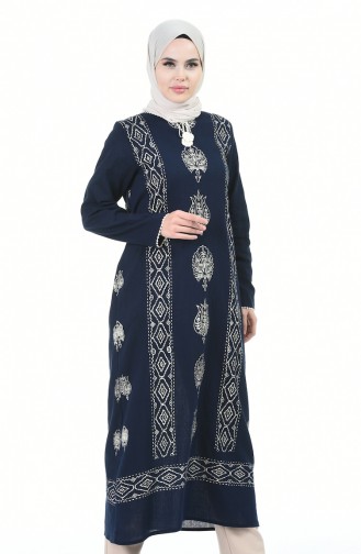 Navy Blue Tuniek 0062-03