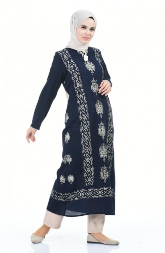 Navy Blue Tuniek 0062-03