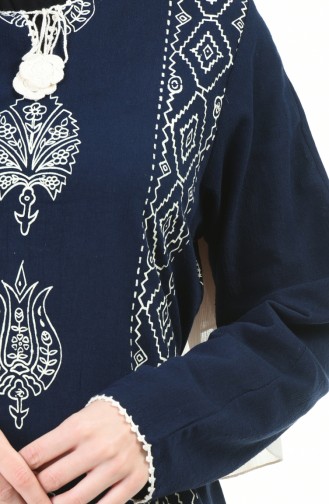 Navy Blue Tuniek 0062-03