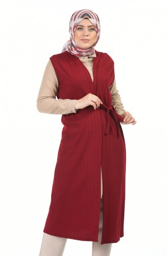 Gilet Sans Manches Bordeaux 4013-04