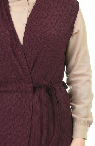 Gilet Sans Manches Plum Foncé 4013-07