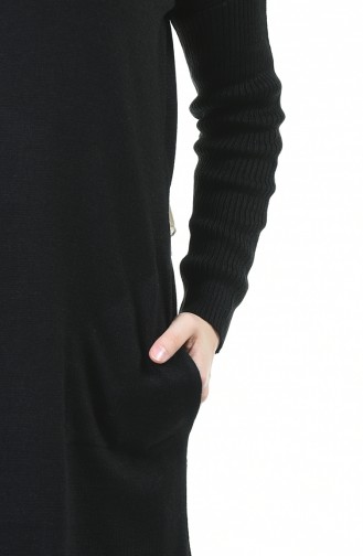 Schwarz Pullover 0508-03