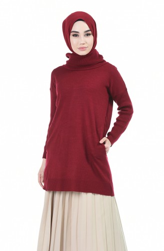 Claret Red Sweater 0508-04