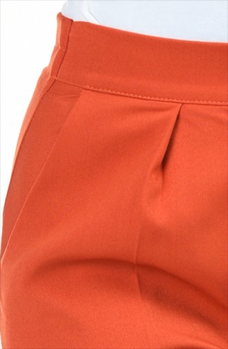 Pantalon Couleur brique 4178-03