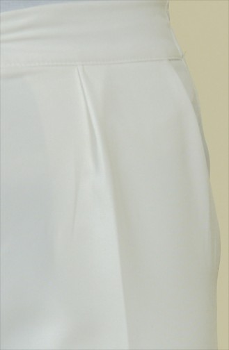 Straight Leg Trousers with Pockets 4178-04 white 4178-04