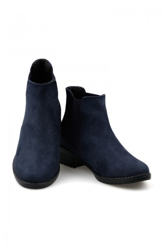 Navy Blue Boots-booties 26037-12