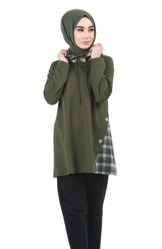 Hellkhaki grün Pulli 3111-06