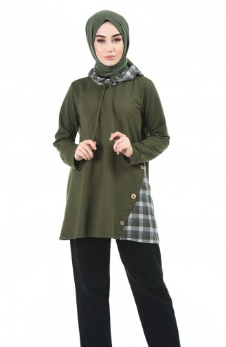 Hellkhaki grün Pulli 3111-06