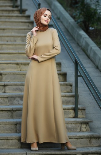 Mink Hijab Dress 8065-02