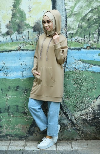 Beige Pulli 8039-07