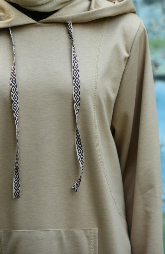 Beige Sweatshirt 8039-07