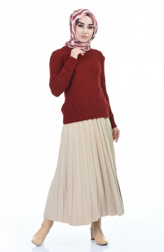 Claret Red Sweater 8036-01