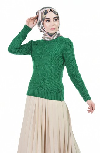 Green Sweater 8036-08