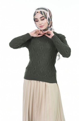 Khaki Pullover 8036-11