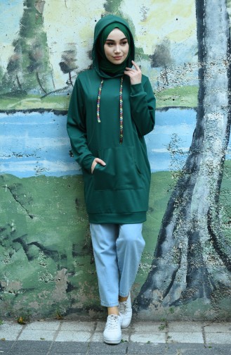 Emerald Green Sweatshirt 8039-04