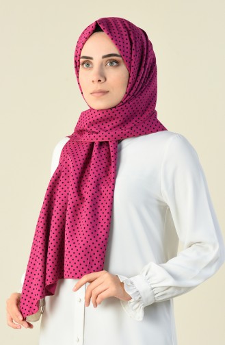 Polka Dot Shawl Fuchsia 15026-02