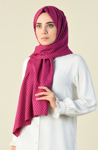 Polka Dot Shawl Fuchsia 15026-02