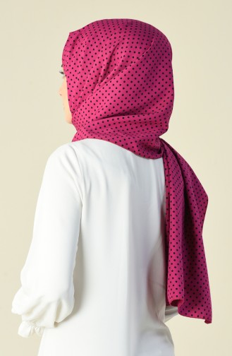Polka Dot Shawl Fuchsia 15026-02