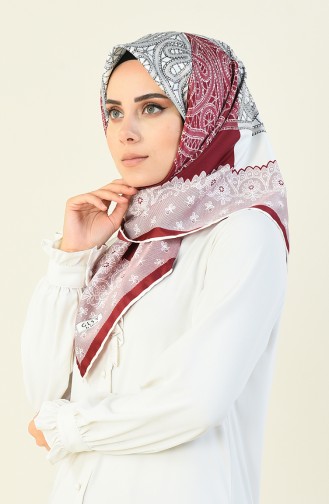 Claret red Hoofddoek 70141-16