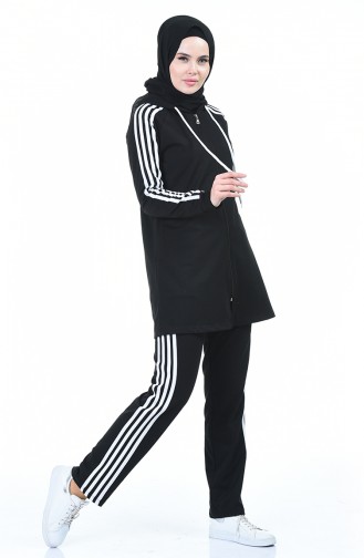 Black Tracksuit 7016-01