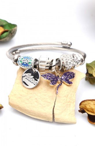 By Harmony Bracelet BH TD006 Pourpre 006