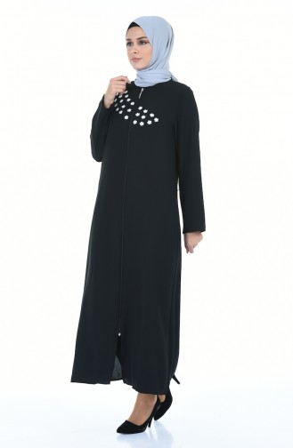 Black Abaya 8302-01