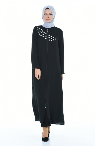 Black Abaya 8302-01