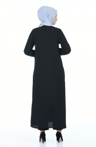 Schwarz Abayas 8302-01