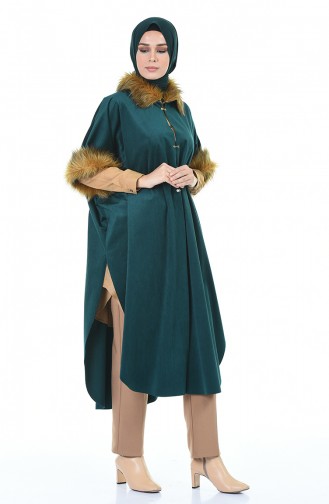 Emerald Green Poncho 5000-09