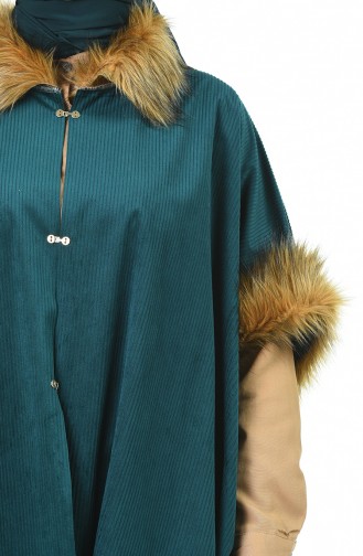 Emerald Green Poncho 5000-09