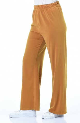 Pleated Pants with Pockets 1042-01 Mustard 1042-01