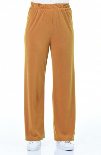 Pleated Pants with Pockets 1042-01 Mustard 1042-01