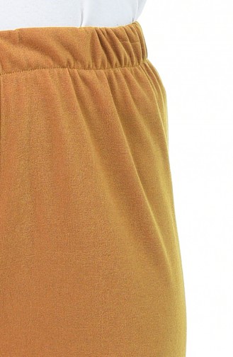 Pleated Pants with Pockets 1042-01 Mustard 1042-01