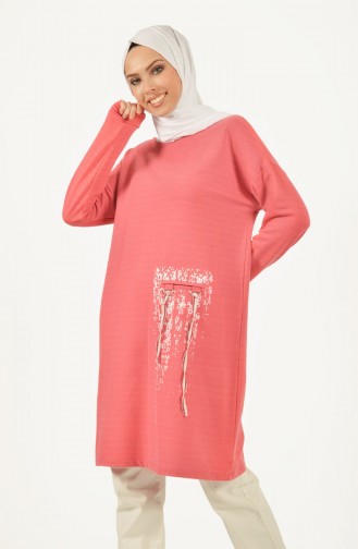 Sweatshirt Rose Pâle 1460-01