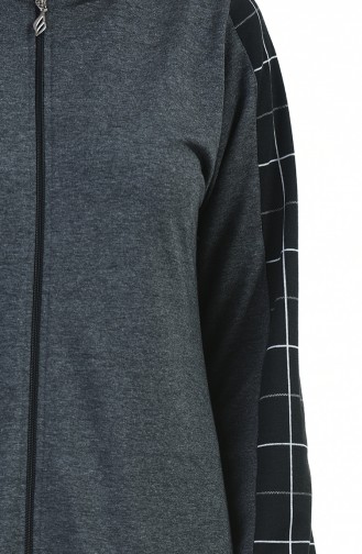 Kapüşonlu Eşofman Takım 99223-04 Füme