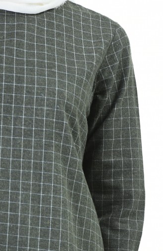 Plaid Tunic Trousers Double Suit 3155-03 Khaki 3155-03