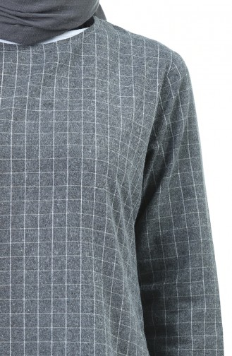Plaid Tunic Trousers Double Suit 3155-02 Gray 3155-02
