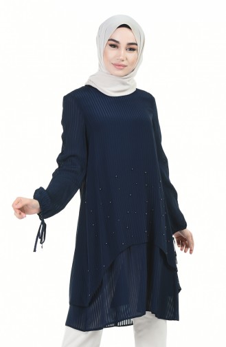 Navy Blue Tuniek 4469-02