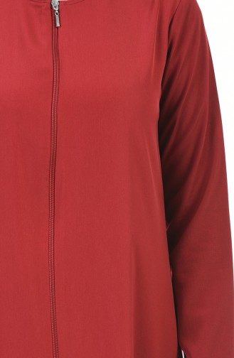 Claret red Abaya 6026-02