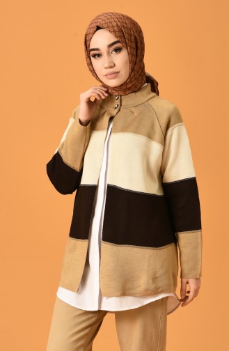 Brown Cardigans 1014A-04