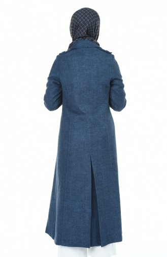 Buttoned Coat Indigo 35856-05