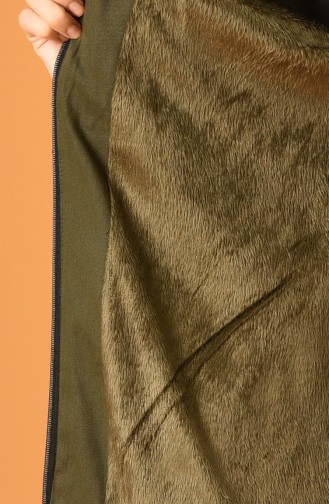 معطف طويل كاكي 4040-02