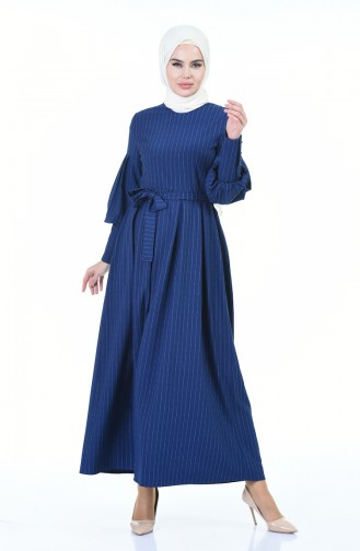 Robe Hijab Bleu Marine 12864-01