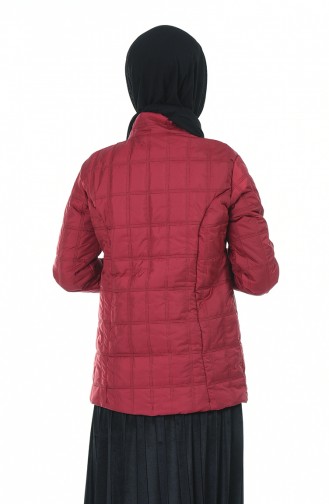 Claret Red Winter Coat 0109-02