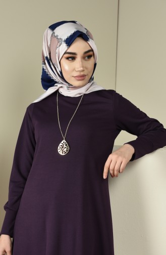 Tunique avec Collier 2257-02 Pourpre 2257-02