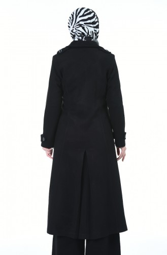 Buttoned Coat Black 35856-03