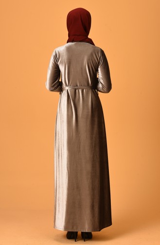 Gray Hijab Dress 1972-03