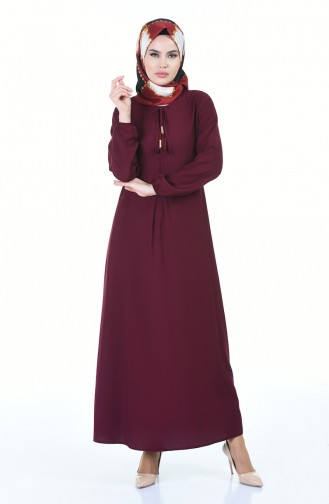Robe Hijab Cerise 4536-05