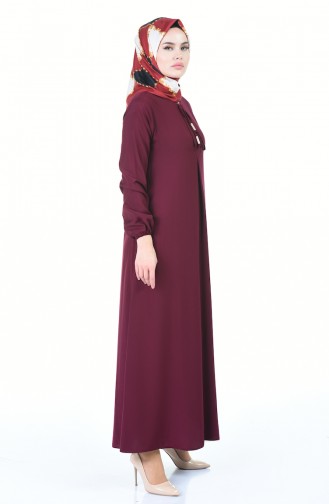 Robe Hijab Cerise 4536-05