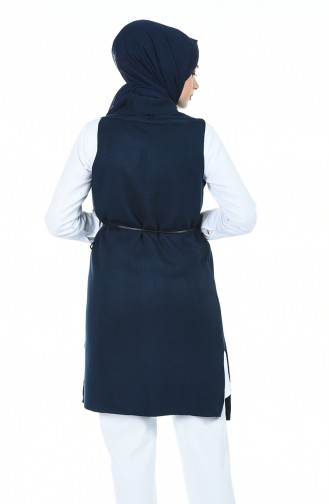 Triko Yelek 1371-03 Lacivert